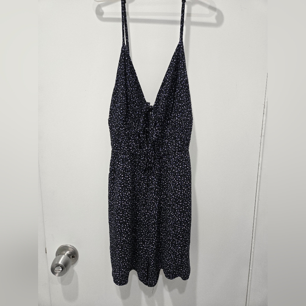 Aeropostale Spaghetti Strap Floral Romper